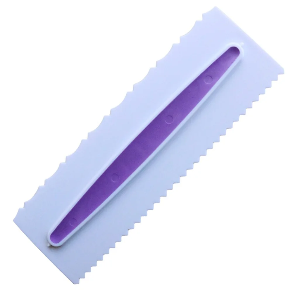 

3 pcs Icing Comb Cake Smoother Scraper Mousse Polisher Buttercream Spatulas Plastic Texture Swirls Waves Snap Together