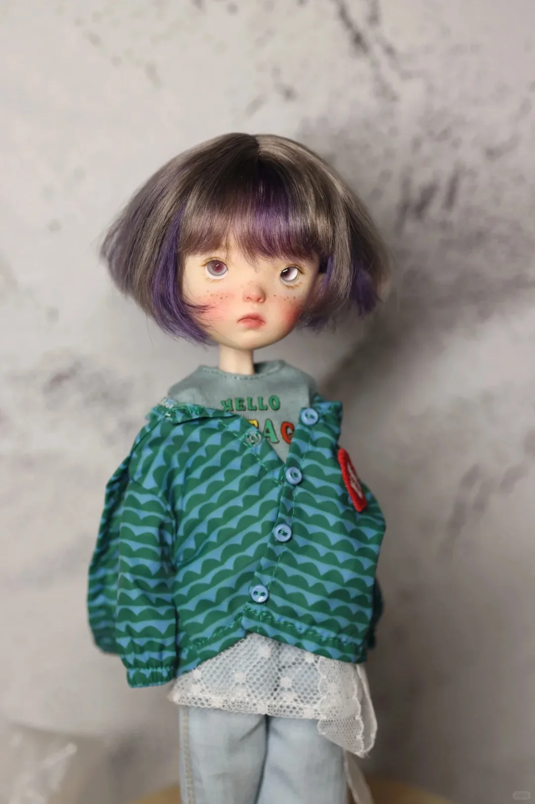 BJD doll 1/6-landoudou large head series doll resin material DIY makeup doll model toy Multiple combinations can Free transport