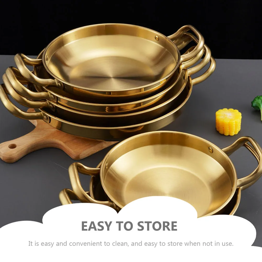 

Stainless Steel Dry Pot Multifunctional Cooking Pan Hot Pot Easy Clean Kitchen Restaurant Ramen Pasta Noodle