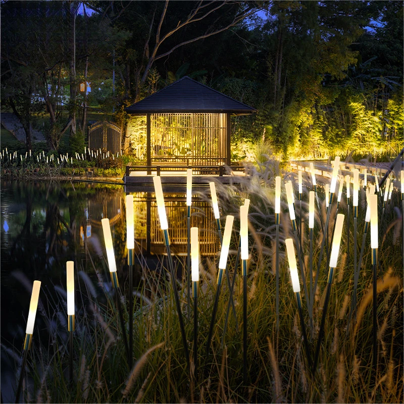 

Solar Outdoor Waterproof Reed Lamp Landscape Layout Courtyard Decorative Lamp Park Scenic Spot Brightening Lawn Landscape Lamp