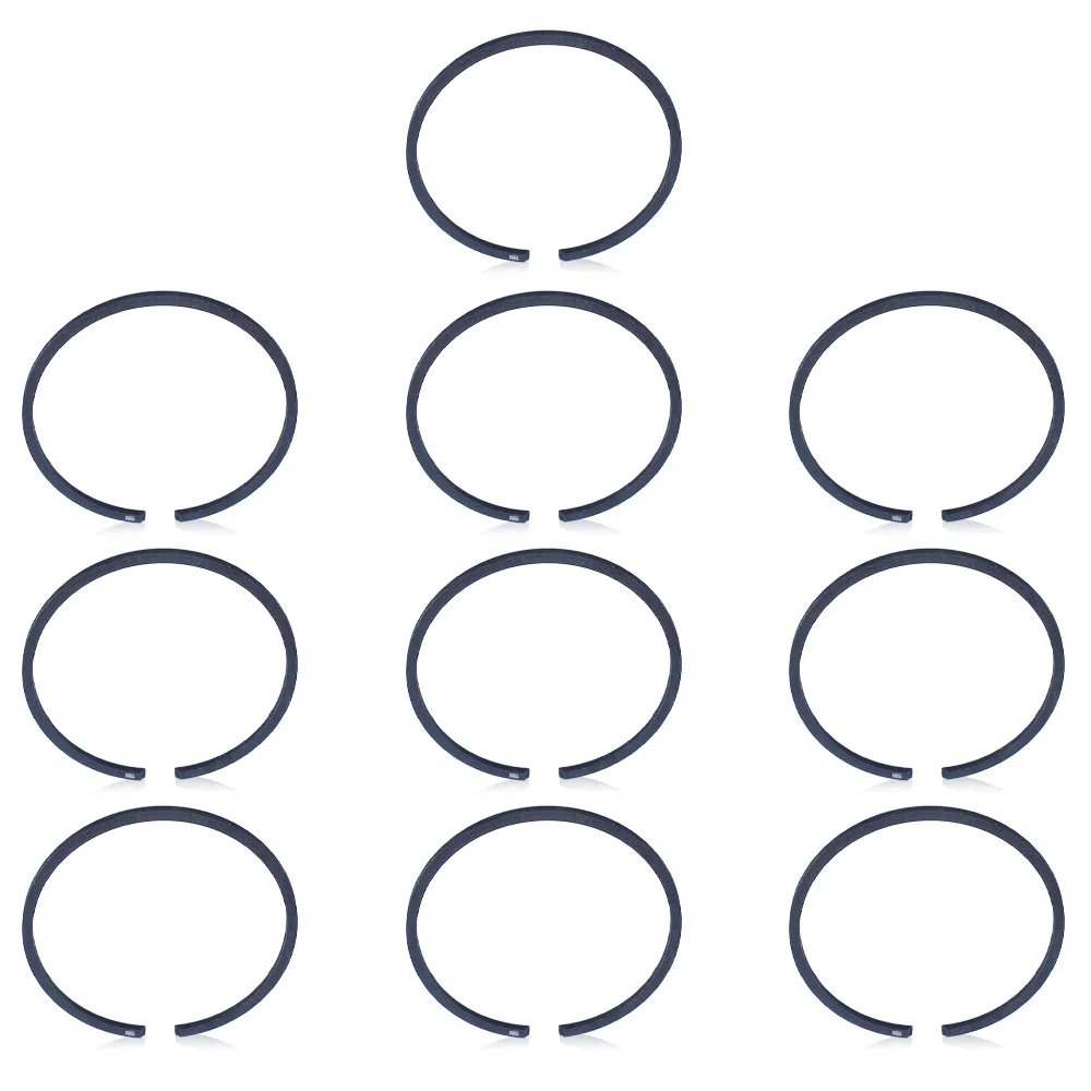 Anillos de pistón para motosierra Husqvarna, pieza de repuesto de 45mm x 1,2mm para 345, 346XP, 353, 350, 351, 537253002, lote de 10 unidades