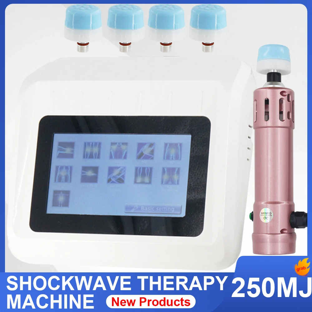 

New Shockwave Therapy Machine Relief Body Pain Massager Erectile Dysfunction For ED Treatment 250MJ Shock Wave Physiotherapy