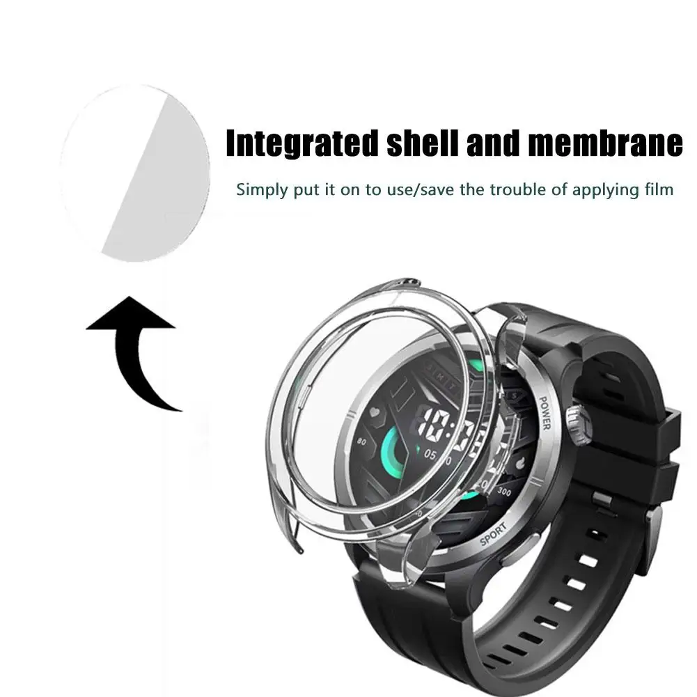 For HAYLOU Solar Neo All-around Bumper Protective Cover Shockproof Screen Protector Case Smart Watch Accessories