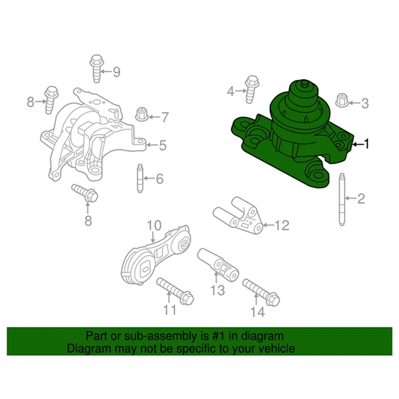 ขวาเครื่องยนต์มอเตอร์ DB5Z-6038-A สําหรับ Ford Explorer 3.5L ตํารวจ Interceptor 2013-2019 DB5Z6038A ไฮดรอลิกวงเล็บ