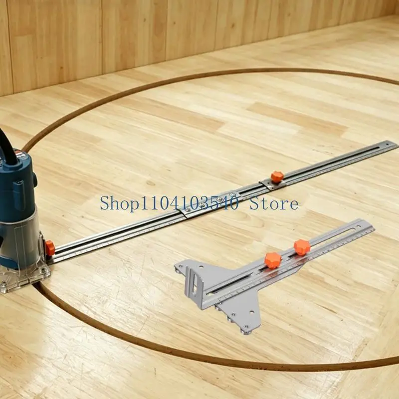 

02DC Professional Adjustable Routers Circle Guide With Slide Fence For Efficient Woodworking Projects Accurate Grooves Cutting