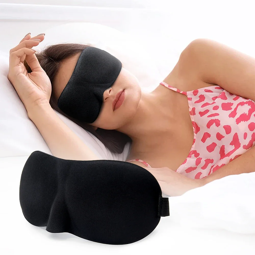 3D Sleep Mask Blindfold Sleeping Aid Soft Memory Foam Eye mask for Sleeping Travel Blockout Light Slaapmasker Eye Cover