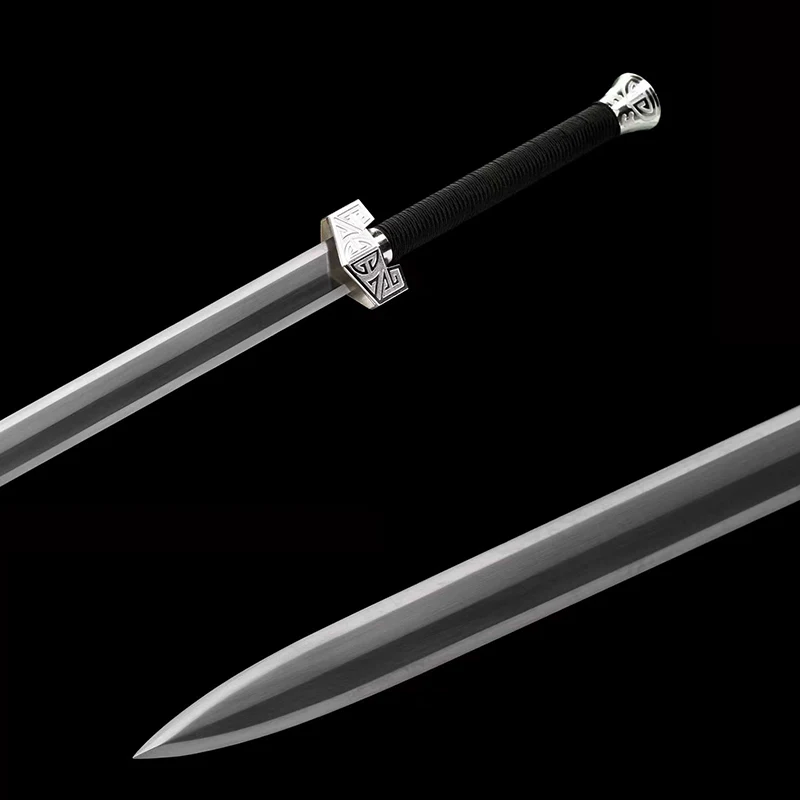 Chinese Han Jian,  Chinese Sword,Real Steel Blade Diamonds Shape, Home Decoration, Ornament , Real Sword, Christmas Gift - view 6