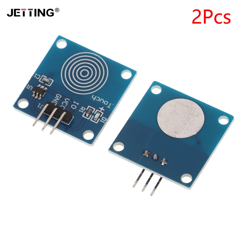 Hoge Kwaliteit 2 Stks/partij Ttp223 Touch Switch Module 1 Kanaal Jog Digitale Capacitieve Aanraaksensor Voor Diy Kit