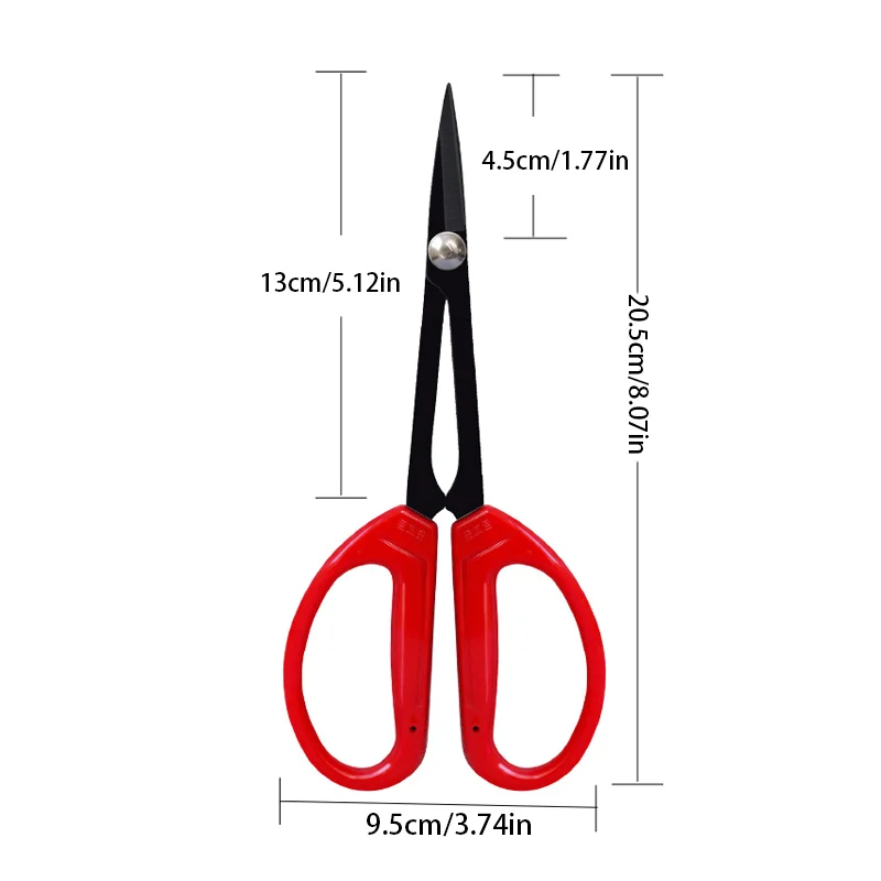 8-Inch Grape Scissors, Specialized Pruning Shears for Tender Leaf Bud/Potted Plant Trimming & Pepper/Grape Picking