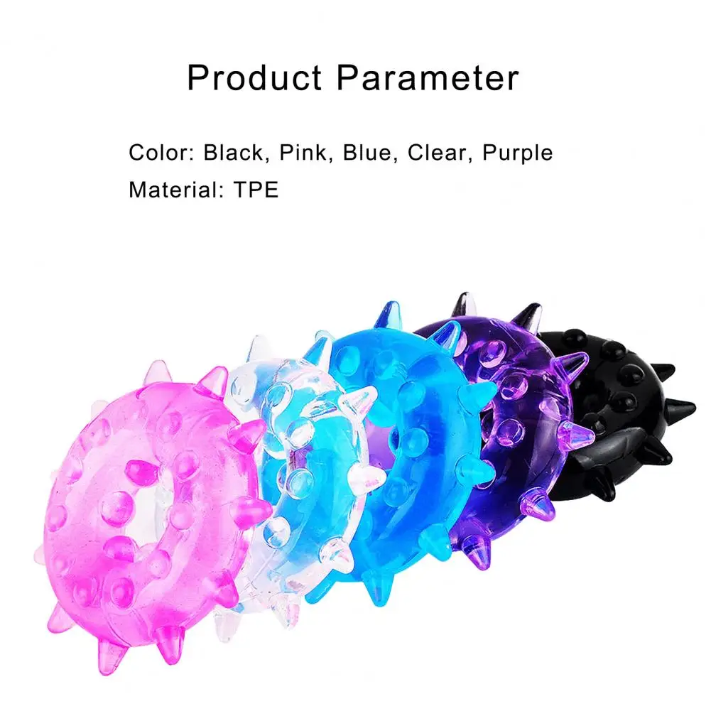 تأخير الوقت حلقة ندفة الثلج شكل الاستمناء مرنة TPE حلقة الانتصاب الكبار لعبة الجنس للرجال حلقة القفل