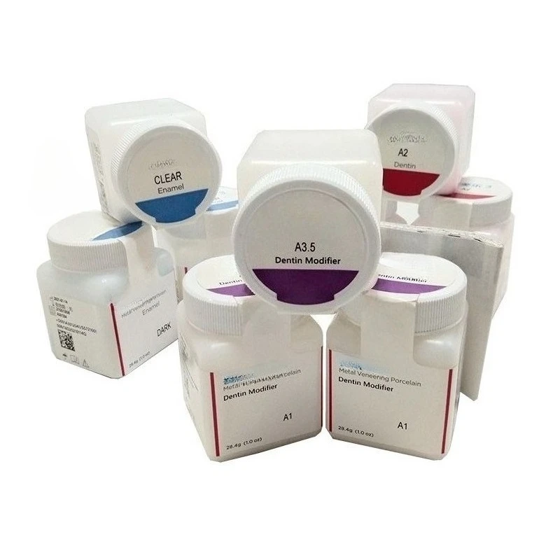 Dental Metal Veneer Porcelain Metal Porcelain Powder PO Powder Dental Lab Metal Veneer Porcelain Teeth Dental Denture Consumable
