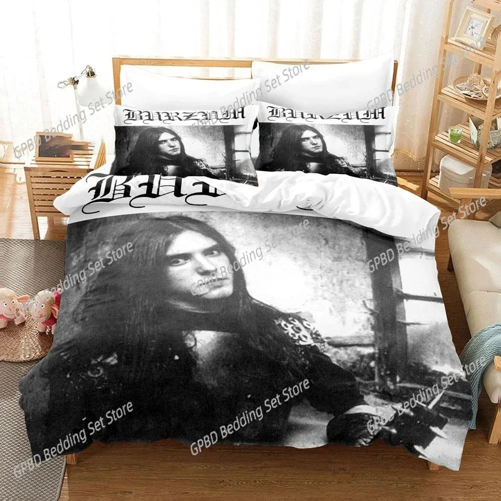 3D Printed Burzum 3D Bedding Set Duvet Cover Pillowcases Single Twin Full Queen King Size Home Decor Quilt Boys Gift