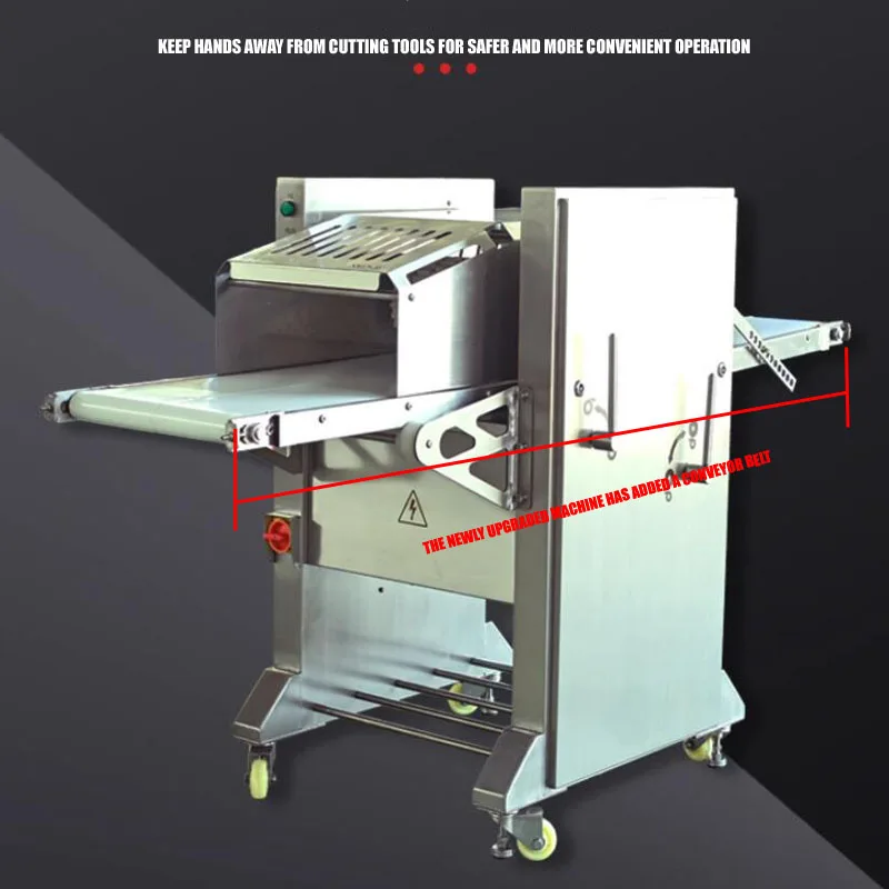 520 620 Type Pork Peeler Machine With Adjustable Thickness And Stainless Steel Fully Automatic Commercial Pork Skinning Machine