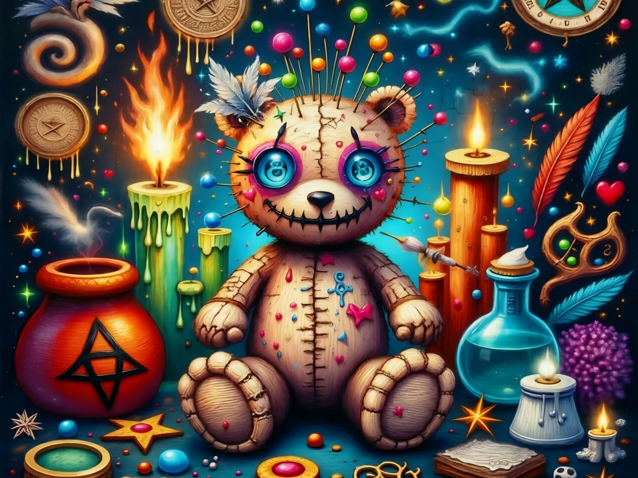 Magic Bear, Funny Socks & Dog Faces Puzzle - 500/1000/1200/2000pcs Jigsaw for Adults & Kids, Home Decor Gift