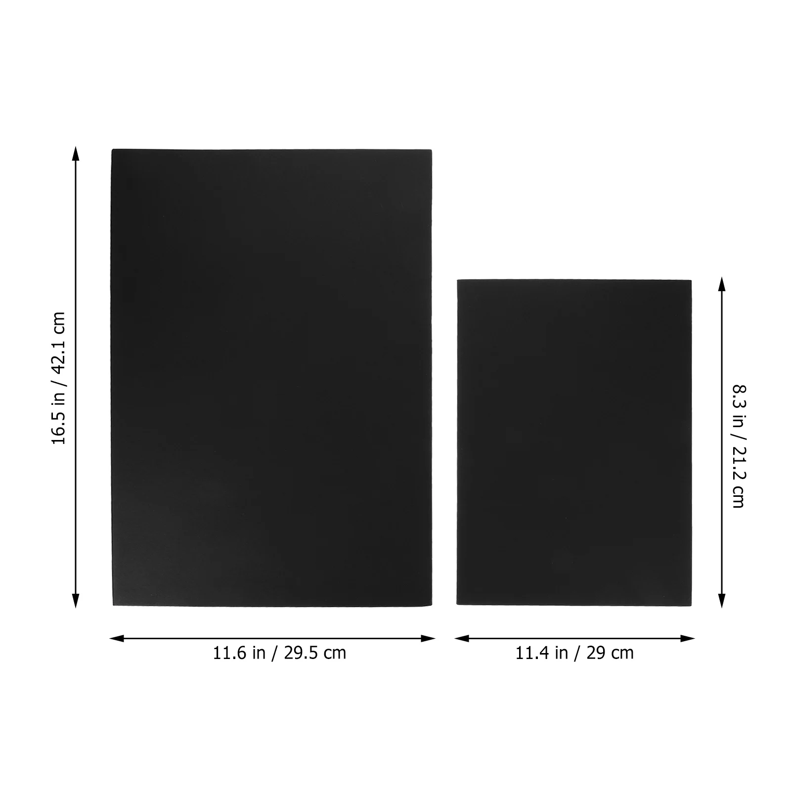 

2 Pcs A3 A4 Foldable Photography Reflector Cardboard White Black Light Diffuser Reflective Board Accessories Still Life Props