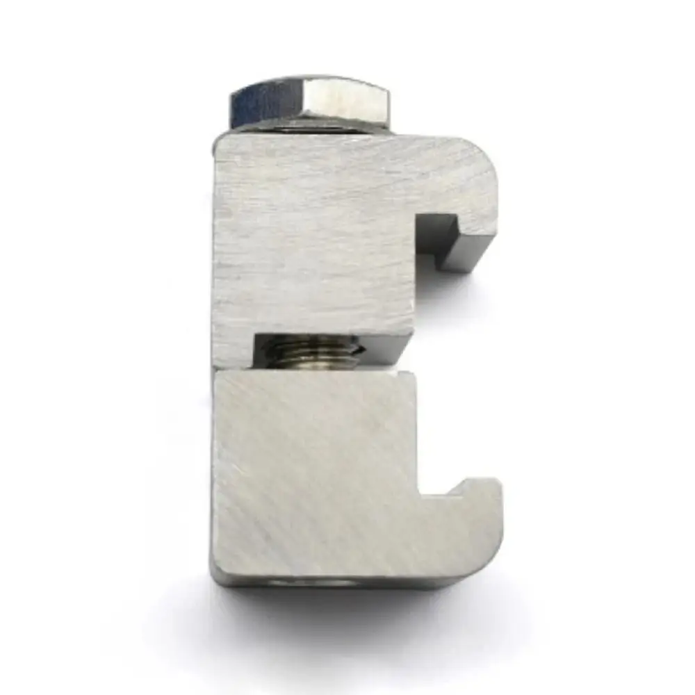 1Pcs M8 M10 M12 ISO Vacuum Flange Clamp Stainless Steel Bolt Aluminum Alloy C-Type Caliper Clamp High Hardness Natural Color