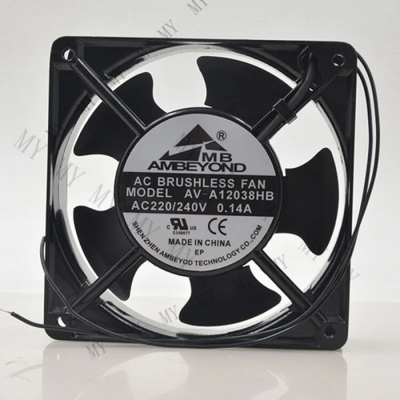 

TT 1pcs for AMBEYOND AV-A12038HB 12cm 12038 220v 0.14A inverter fan