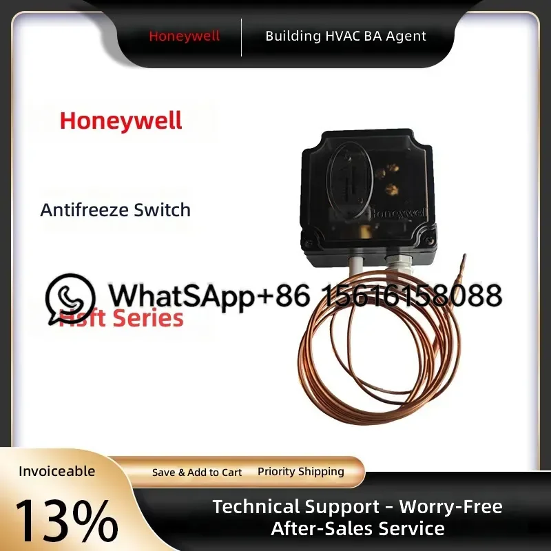 Honeywell HSFT-180A HSFT-300A HSFT-600A Antifreeze Switch Low Temperature Protection Limiter Replaces FT6961 FT6960