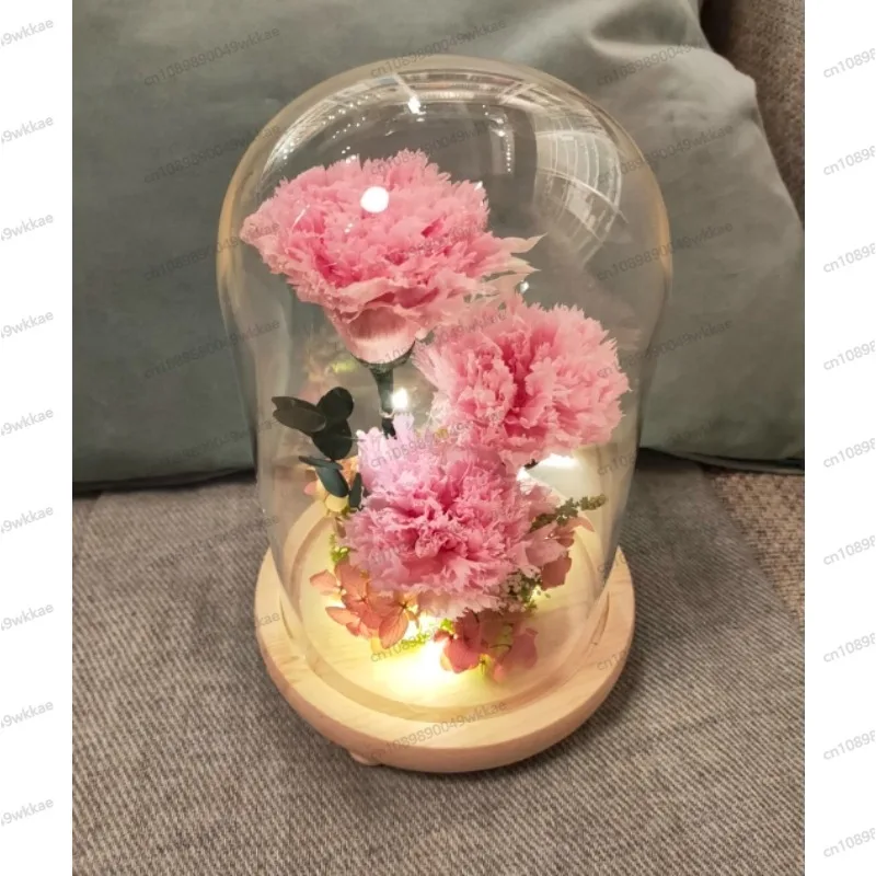 

Eternal Flower Gift Box, Glass Cover Ornament, Valentine's Day Birthday Gift for Girlfriend, Girlfriend, Mom, Roses