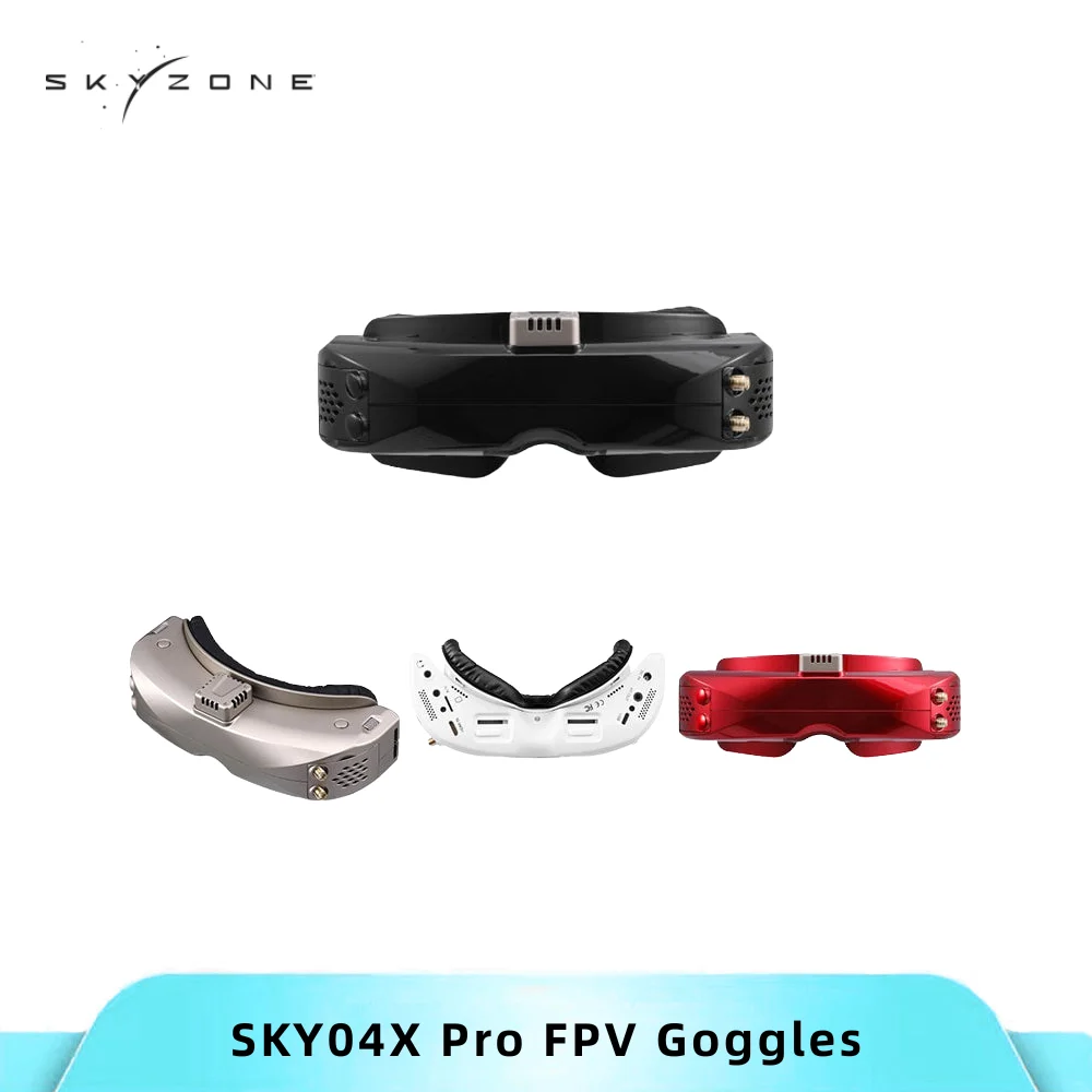 

SKYZONE SKY04X PRO FPV Goggles 1920X1080 OLED 5.8G 48CH Steadyview Receiver DVR Head Tracker Fan for RC Airplane Racing Drones