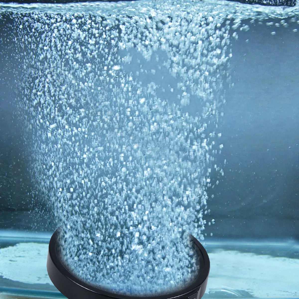 

13Cm Round Bubble Stone Aerator For Aquarium Oxygen Pump High Temperature Sintering Blue Fine Sand Reusable Fish Tank Aerator