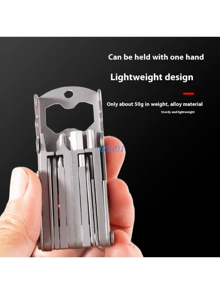 

E15A Карманный инструмент 13 в 1, отвертка, открывалка для бутылок, подставка для телефона, нержавеющая сталь