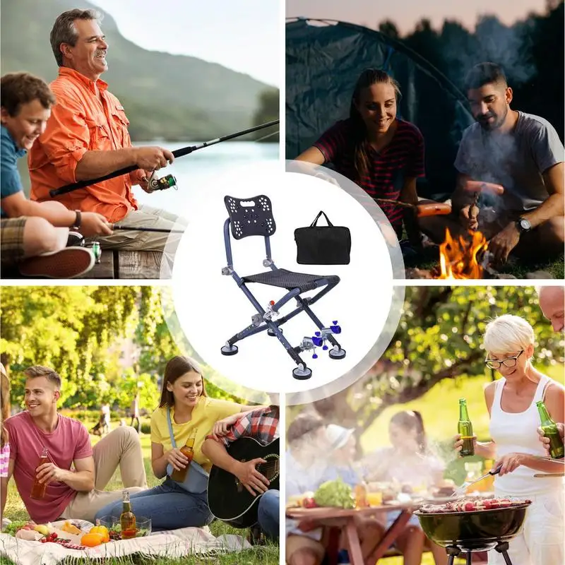 universal Camping Fishing Folding Chair Tourist Beach Chaise Longue Chair for Relaxing Foldable Leisure Travel Furniture Picnic