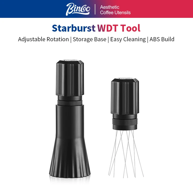 Bincoo Coffee WDT Tool Distributor Needle Breaking Coffee Clumps Ensuring Even Grounds Distribution Essential EspressoAccessory