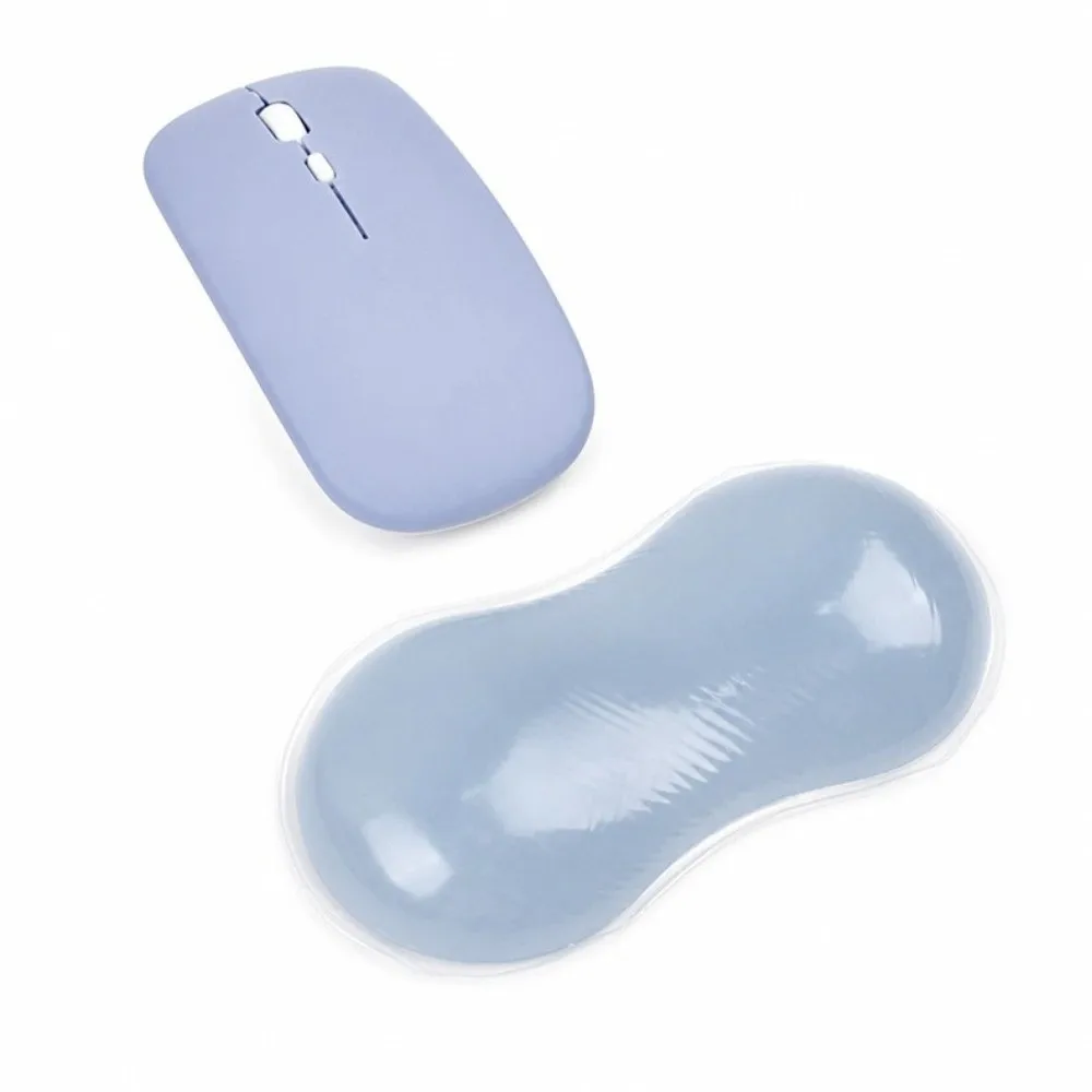 Soft Silicone Mouse Wrist Rest Anti Slip Transparent Base Silicone Wrist Support Hand Pillow Cushion Non Slip Wrist Pad Home Use