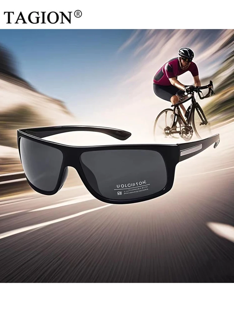 AliExpress Men Sunglasses Fashion Brand TAGION Polarized Sun Glasses Male Casual Sport Cycling Hiking Eyeglasses UV400 Sun Protection 5113