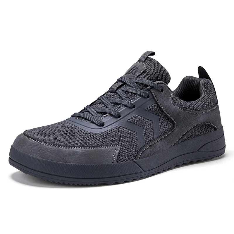 

VIPOL Men's Wide Minimalist Barefoot Breathable Mesh Men Wide-toed Shoes Flats Soft Zero Drop Sole Wider Toe Sneakes Plus Size