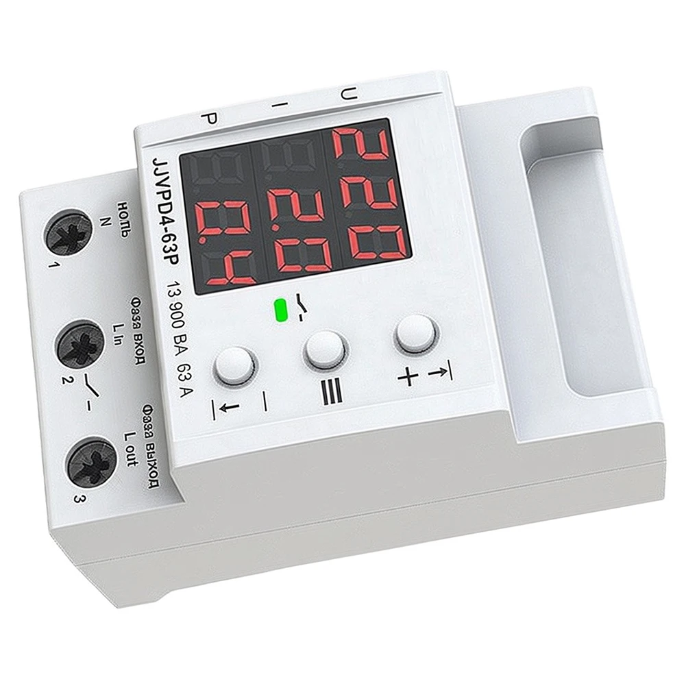 For Home Appliance Safety Voltage Protector Single Phase Protector Reliable Equipment Protection Device Overvoltage Protection