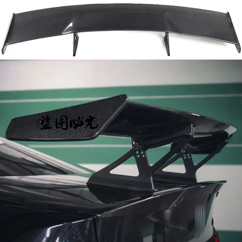 For BMW M2 M3 M4 F80 F82 Universal Gts Spoiler 3D Style Real Carbon Fiber Rear Tail Wing Trunk Lip Car Products Exterior Parts