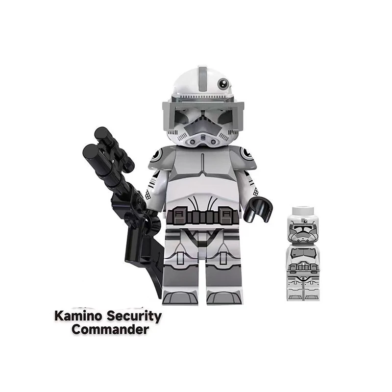 New Star Wars The Mandalorian Architecture Vizsla Assembled Minifigure Action Figure Model Children's Gift Toy Series decoration