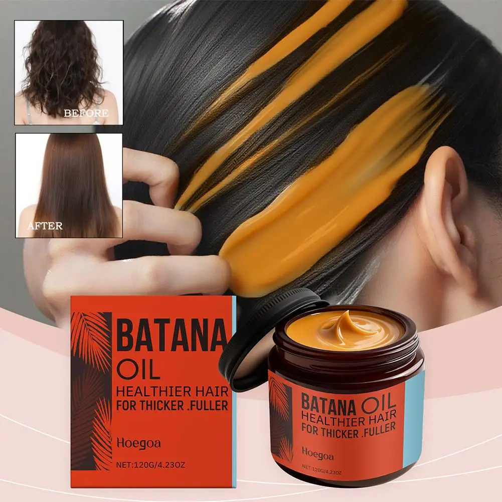 

120G Pure Organic Hair Mask Batana Oil Oil Natural Care Hair Anti-Breakage Nourish Loss Treatment Hair Reduce Q6Z4