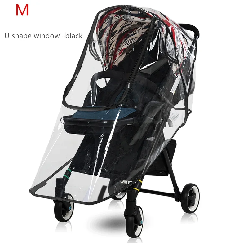 Baby Stroller Rain Cover Universal Stroller Cover FIT FOR BBZ Cybex YoyaPlus Wind Snow Shield Pram Stroller Accessories