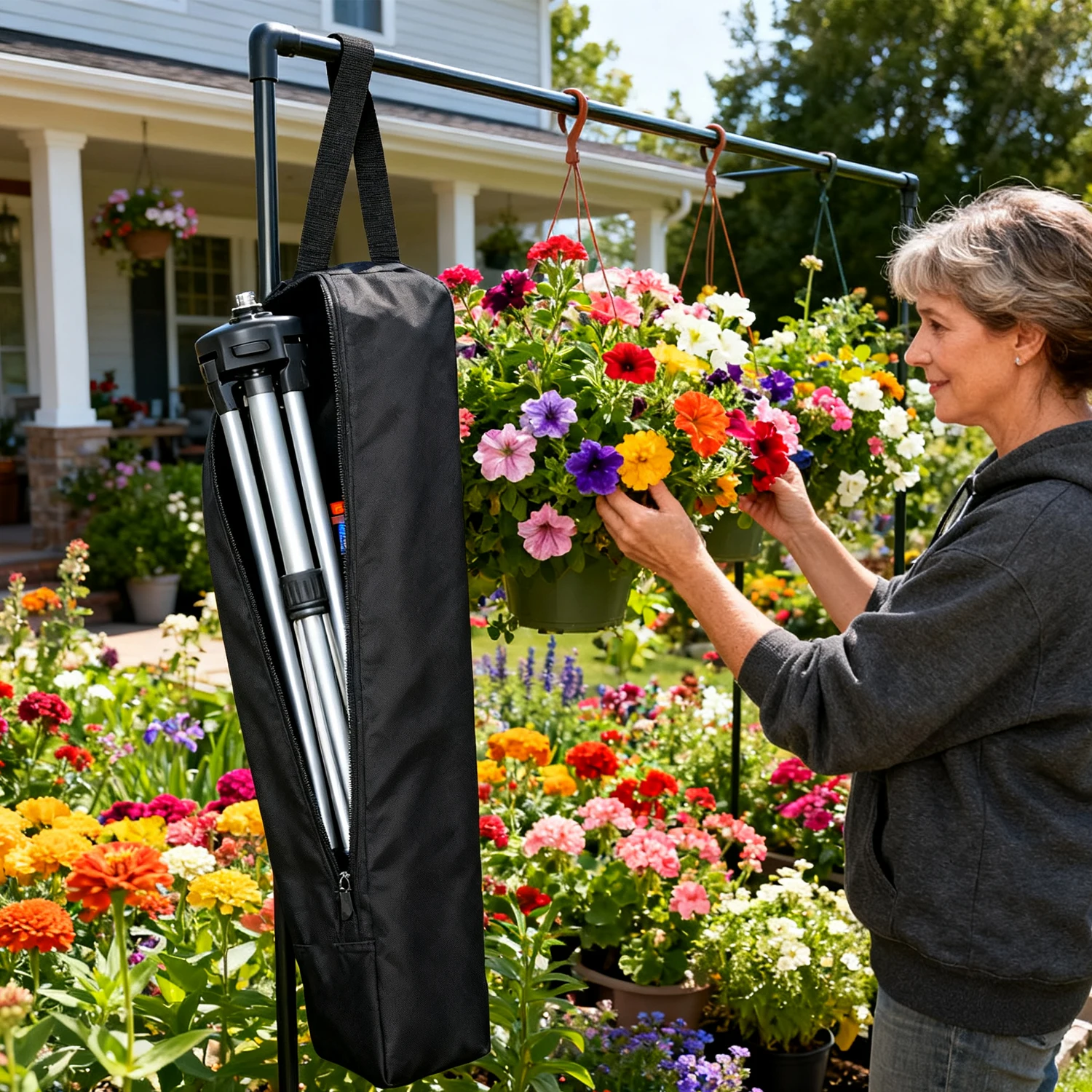 40/50/57 سنتيمتر حقيبة يد حمل حقيبة للتخزين ل هيئة التصنيع العسكري حامل ثلاثي القوائم حقيبة التخزين مقاوم للماء غطاء حامي للصدمات #4