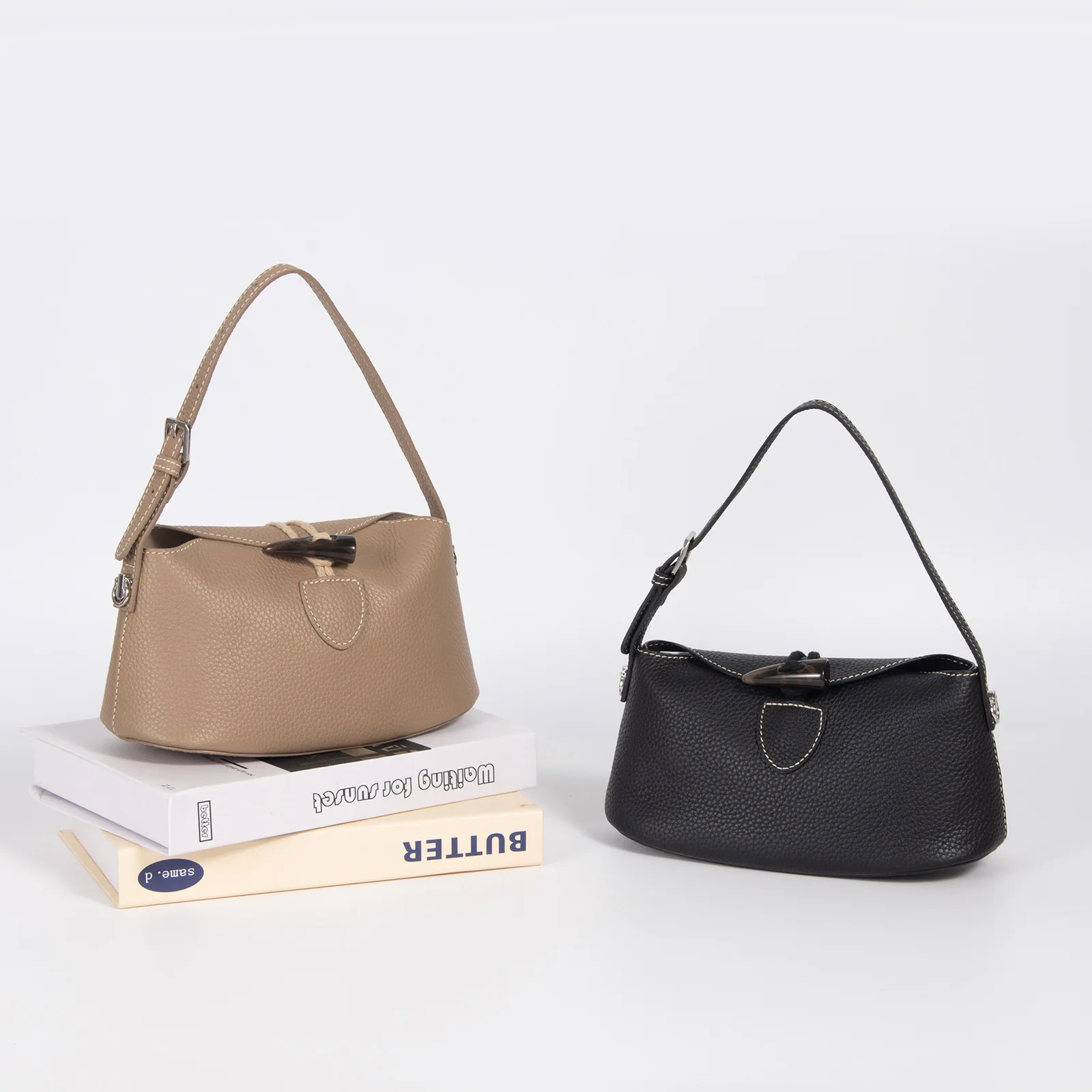 

Genuine Leather Small Bag Luxury Woman Tote 2026 New in Spring Bags Fashion Underarm Shoulder Messenger Satchel