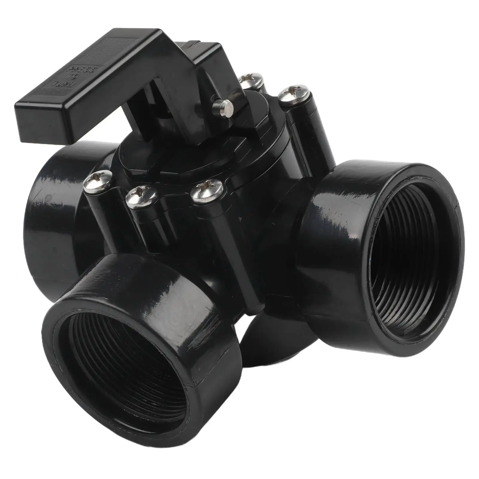 

1.5 Inch Pool Valve 3 Way Pool Valve Easy Disassembly Exquisite Craftsmanship Adjustable Stop Function For Pool Equipment