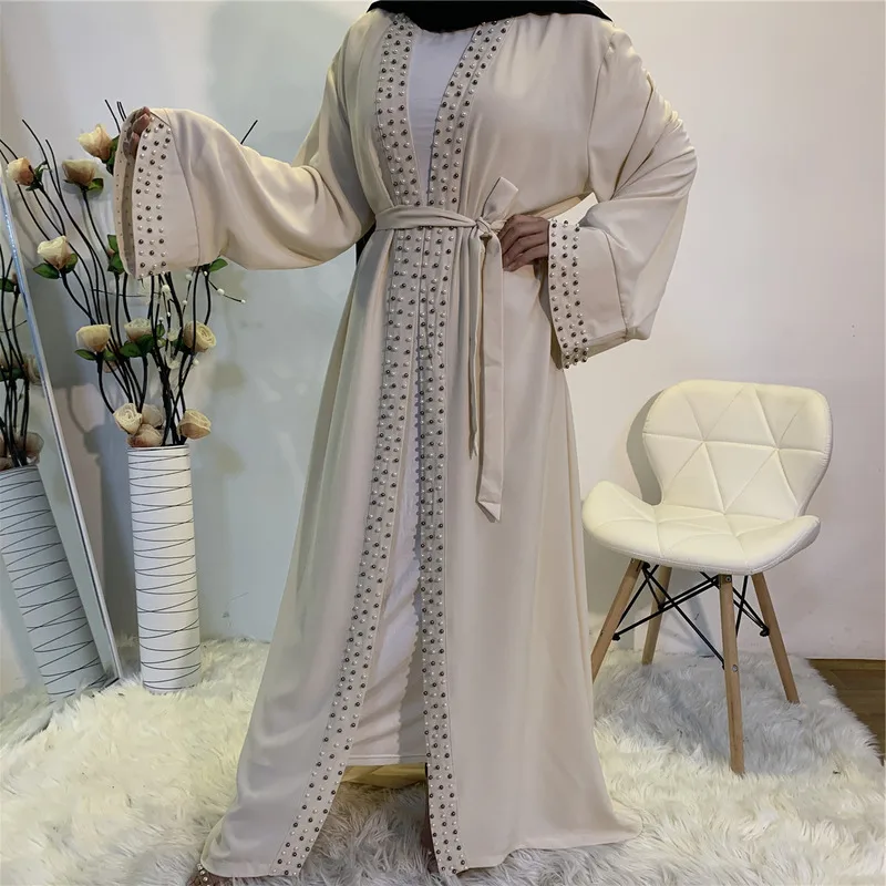 Modest Abaya Ramadan Dubai Robe Femme Musulmane Turkey Kaftan Islamic Clothing Muslim For Women Kimono Caftan Marocain Cardigan