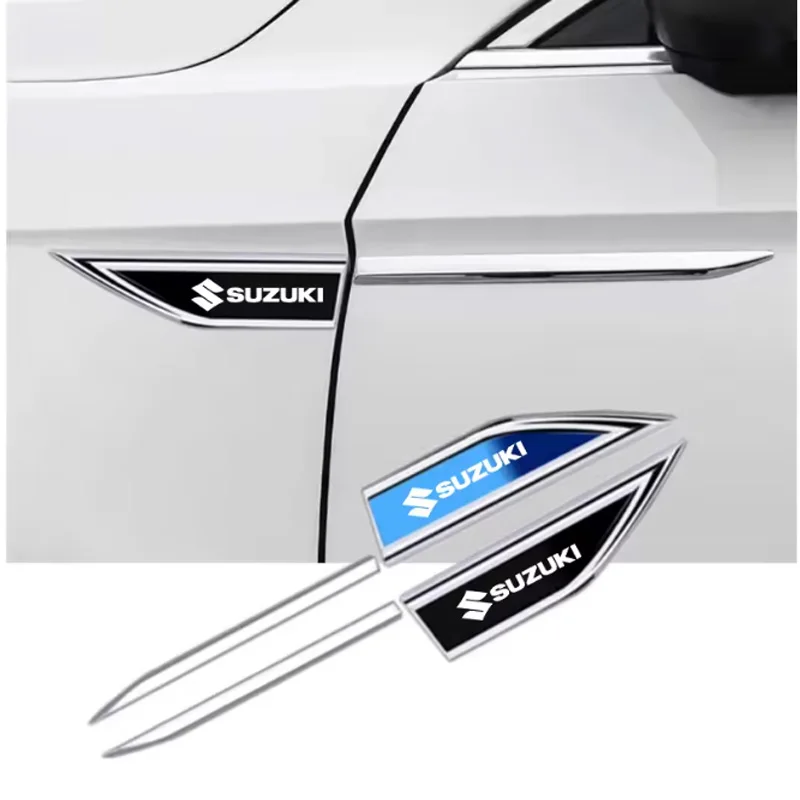 

Защитная металлическая наклейка на кузов автомобиля, боковой значок-накладка на крыло для Suzuki Ciaz, Liana, Spresso, Celerio, Jimny, аксессуары для авто