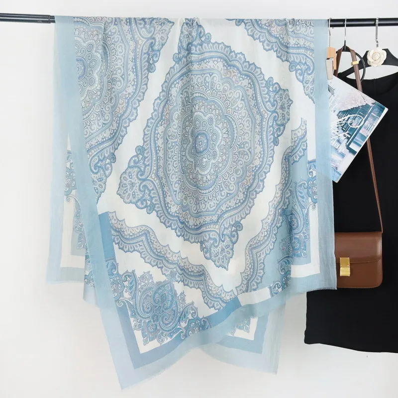 Bufanda larga de Cachemira con borlas, chal Pashmina de marca de lujo para mujer, Poncho de gran tamaño, accesorios de invierno 100 cachemira pura, regalo para madre