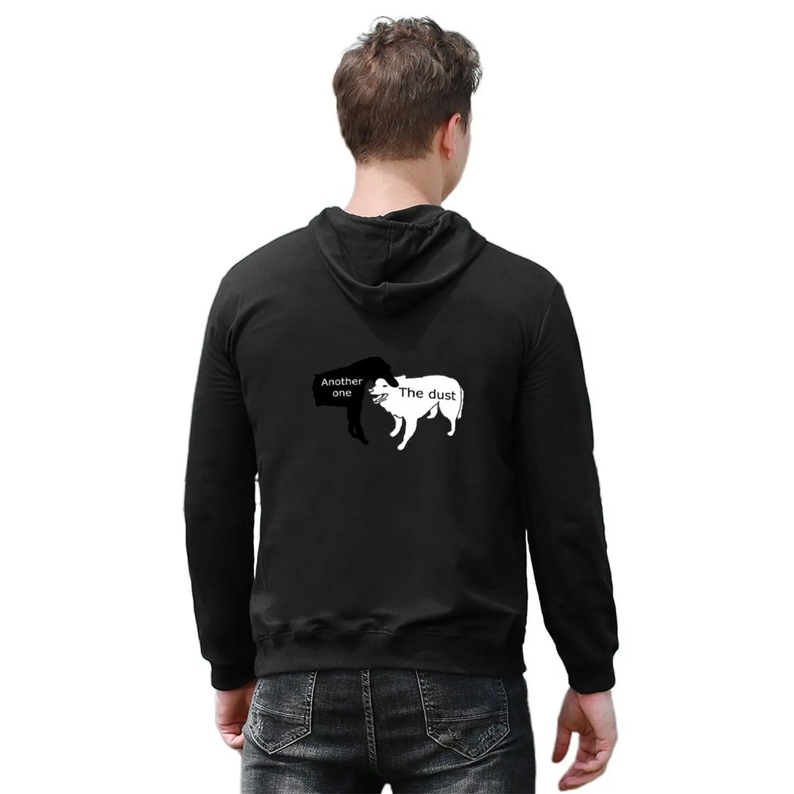 ملابس أخرى One Bites the Dust Hoodie للرجال ترتدي بلوزة ملابس رجالية مصممة بقلنسوة #6