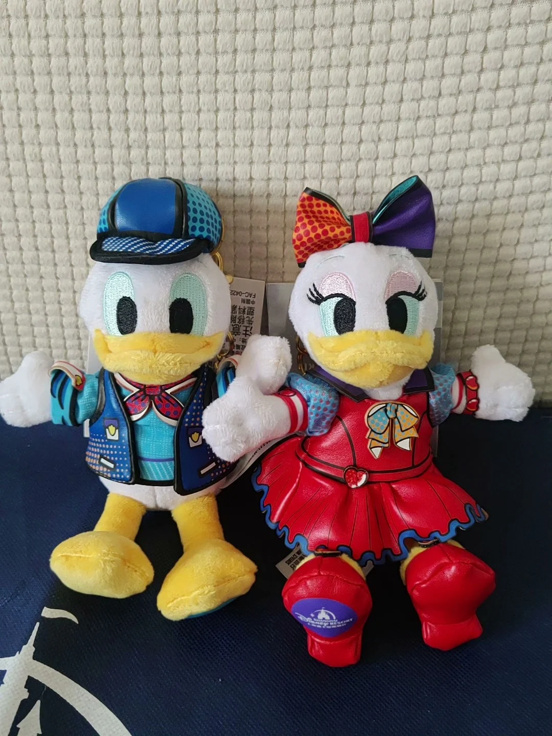 

Disney Colorful Celebration Super Cute Daisy Plush Toy in Red Dress with Soft Texture - Souvenir Gift