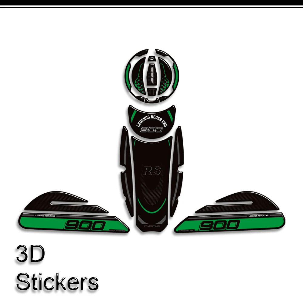 New For Z900RS Z900 RS Z 900 Cafe SE ABS Tank Pad Cap Gas Fuel Oil Knee Protection Stickers Decals Accessories 2017 - 2026