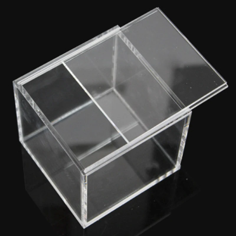 4mm Clear Acrylic ETB Generations Edition Card Game Display Case Elite Trainer Box Protector Showcase with Sleeve Open Door Lid