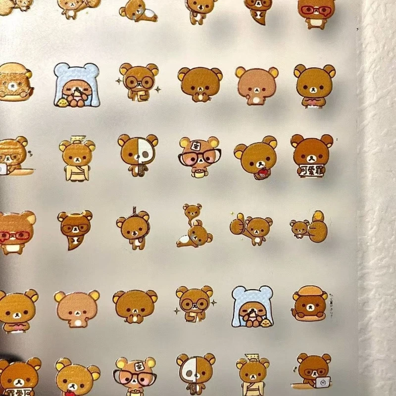 Cartoon Cute Relaxed Bear Nail - огляд і ціна Nail Art Nail Art