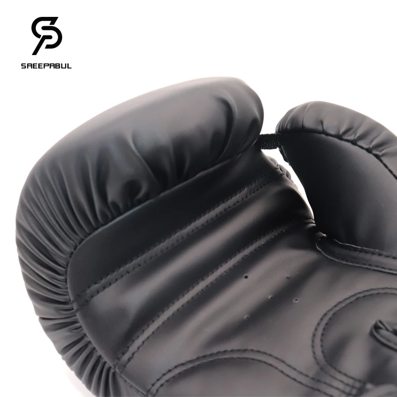 Rękawice Kick Boxing dla mężczyzn kobiet PU Karate Muay Thai Guantes De Boxeo Free Fight MMA Sanda treningowe wyposażenie dla dorosłych dzieci