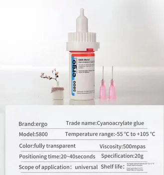 שוויץ Ergo 5800 דבק פלסטיק מתכת קרמיקה אקריליק עץ זכוכית מיוחד סביבתי הגנה Ergo 5800 דבק