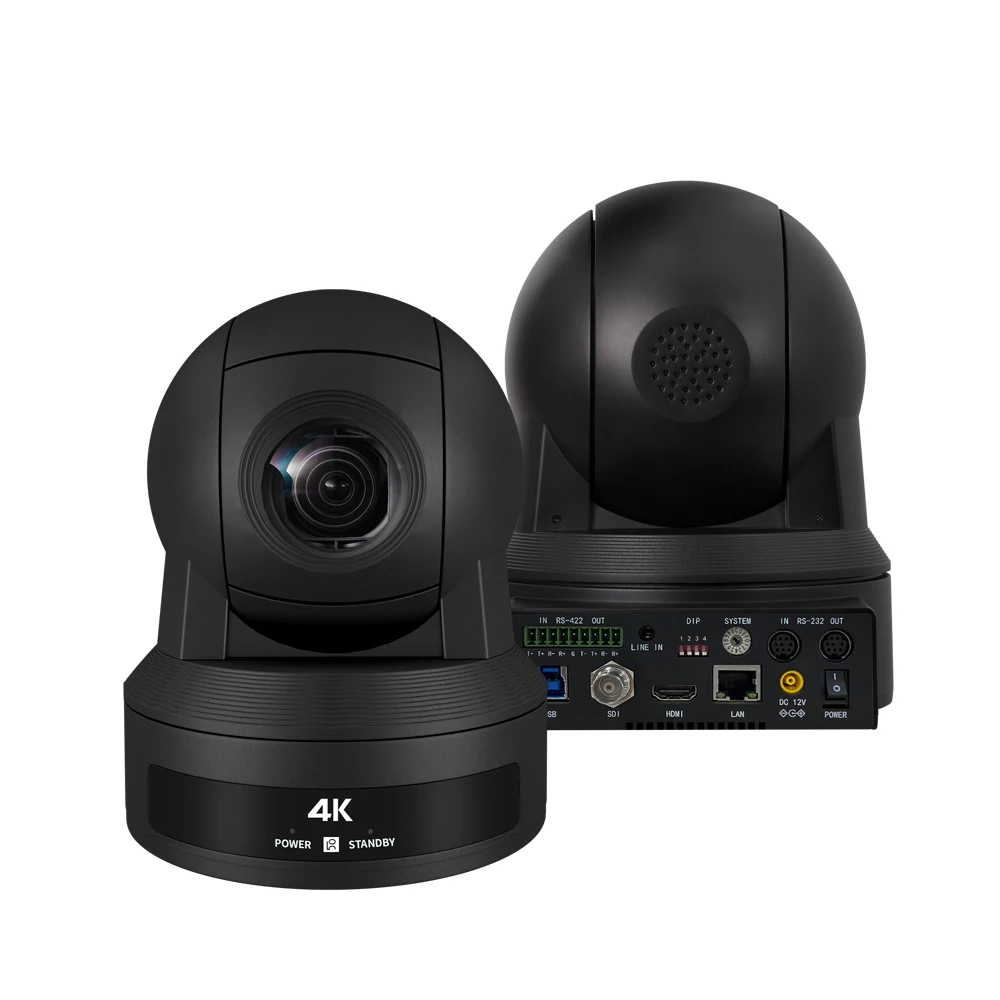 12x Optical Zoom Sdi Cmos 4k Video Conference Camera for Remote Learning Ptz 1080 60fps Cmos Broadcast Camera